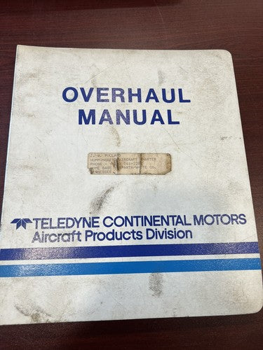 TCM: GTSIO-520 Series, OH Manual