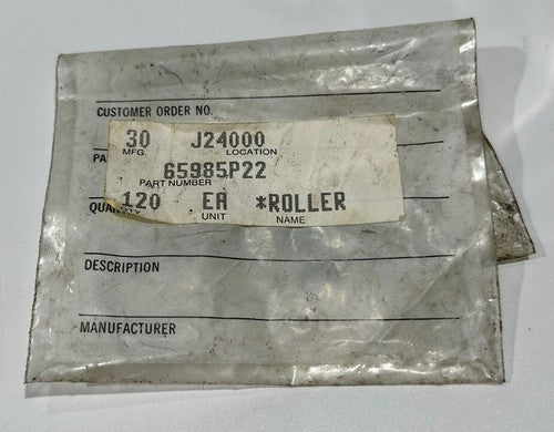 P/N: 65985P22 Lycoming Roller Pinion - Set of 5