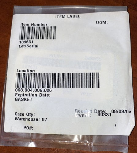 Hawker Beechcraft - Gasket P/N: 18631