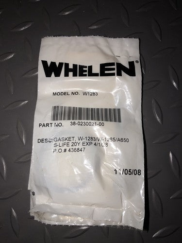 Whelen: Fwd Position Light Gasket (W1283) P/N 11-03209 (38-0230021-00) - for one