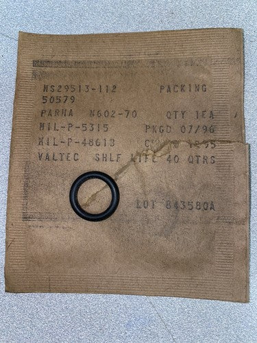 VALTEC: Military Standard O-Ring P/N: MS29513-112