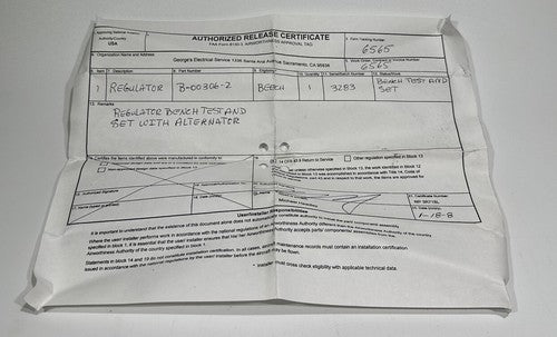P/N: B-00306-2 Lamar Voltage Regulator (tested OK)