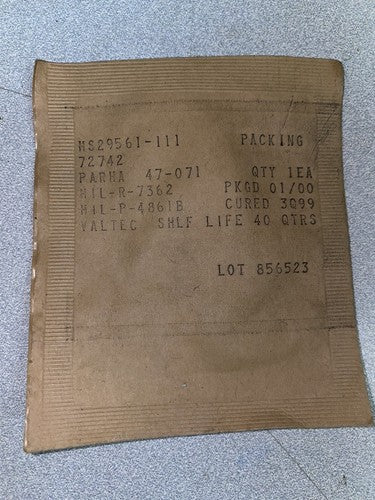 VALTEC: O-Ring - P/N: MS29561-111
