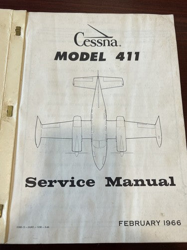 Cessna - Model 411 - Service Manual 1966