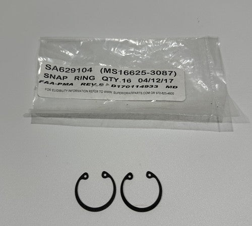 P/N: SA629104 Superior Air Parts Retaining Ring - Set of 2