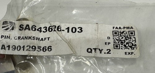P/N: SA643626-103 Superior Air Parts Pin - Set of 2