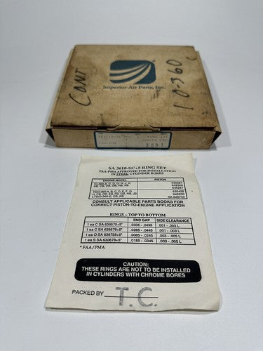 P/N: SA3610-SC P05 Superior Ring Set (Alt P/N: 649225P005)