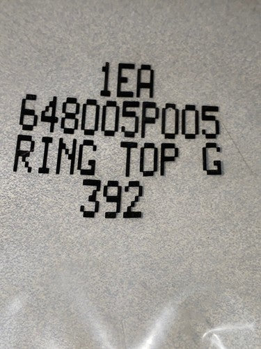 TCM - Piston Ring P/N: 648005P005