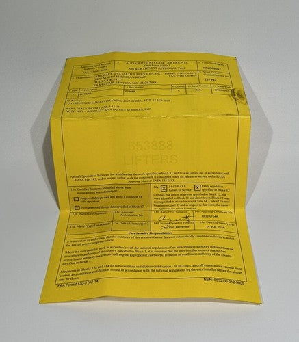 P/N: 653888 Continental Lifter
