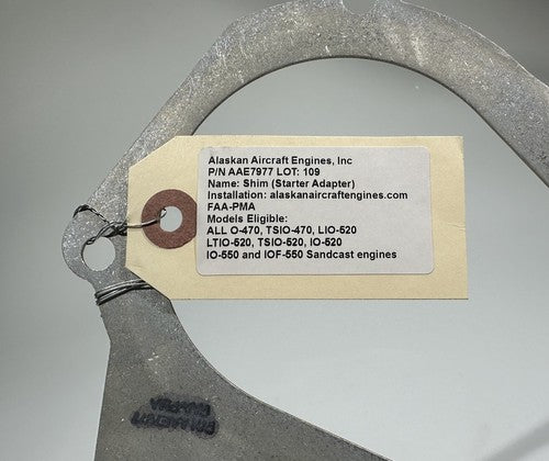 P/N: AAE7977 Shim, Engine Starter Adapter