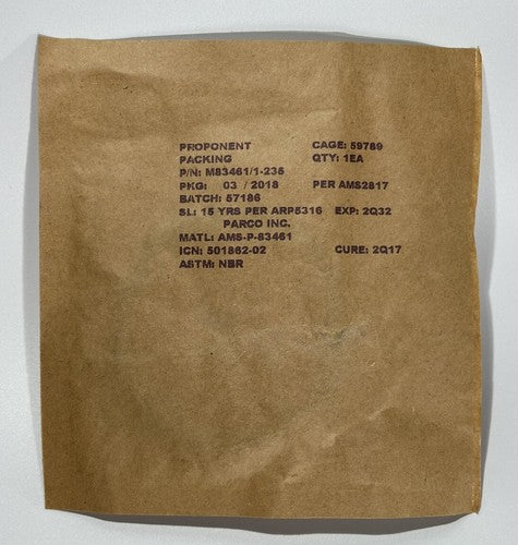 P/N: M83461/1-235 Military Specification Packing