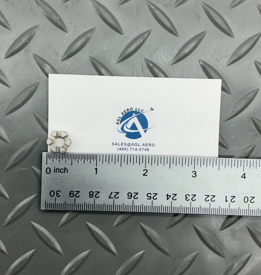 P/N: STD-2249 Lycoming Nut .250-20 Slotted (NOS)