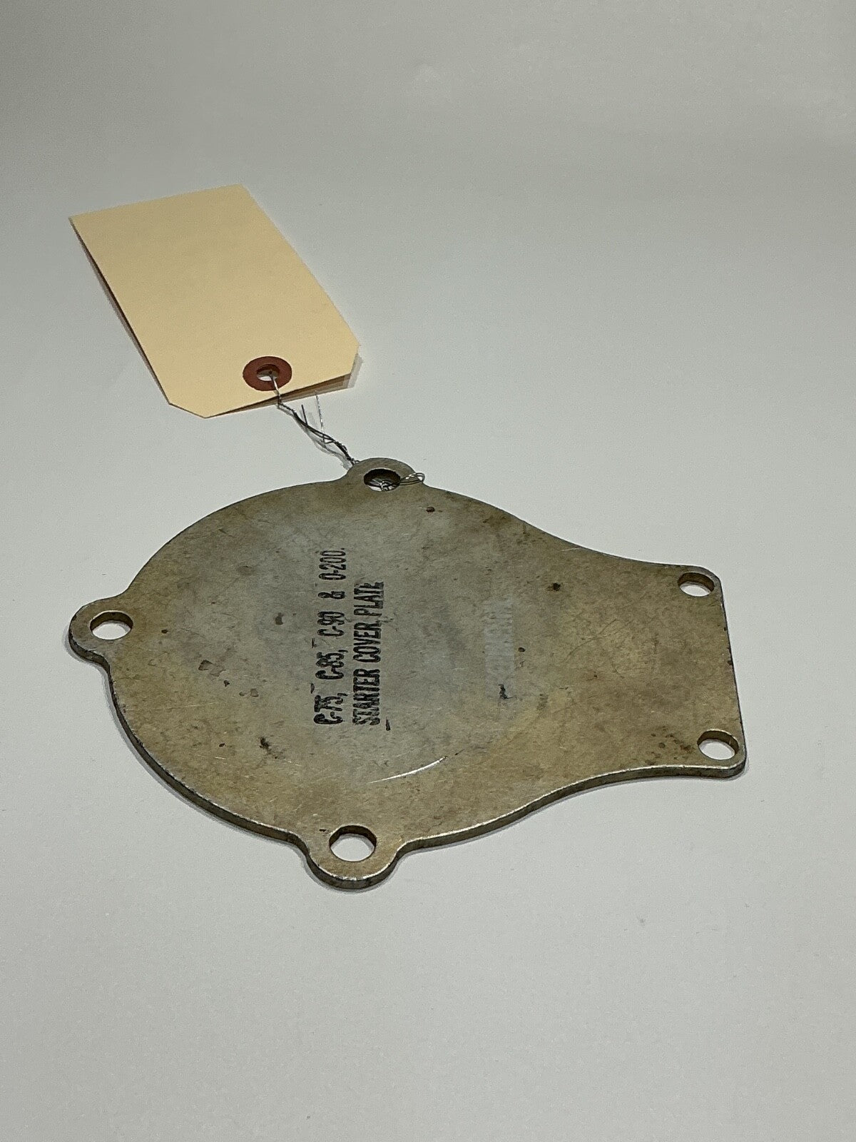 P/N: EXP40441 Continental Style Starter Cover Plate - Experimental Only