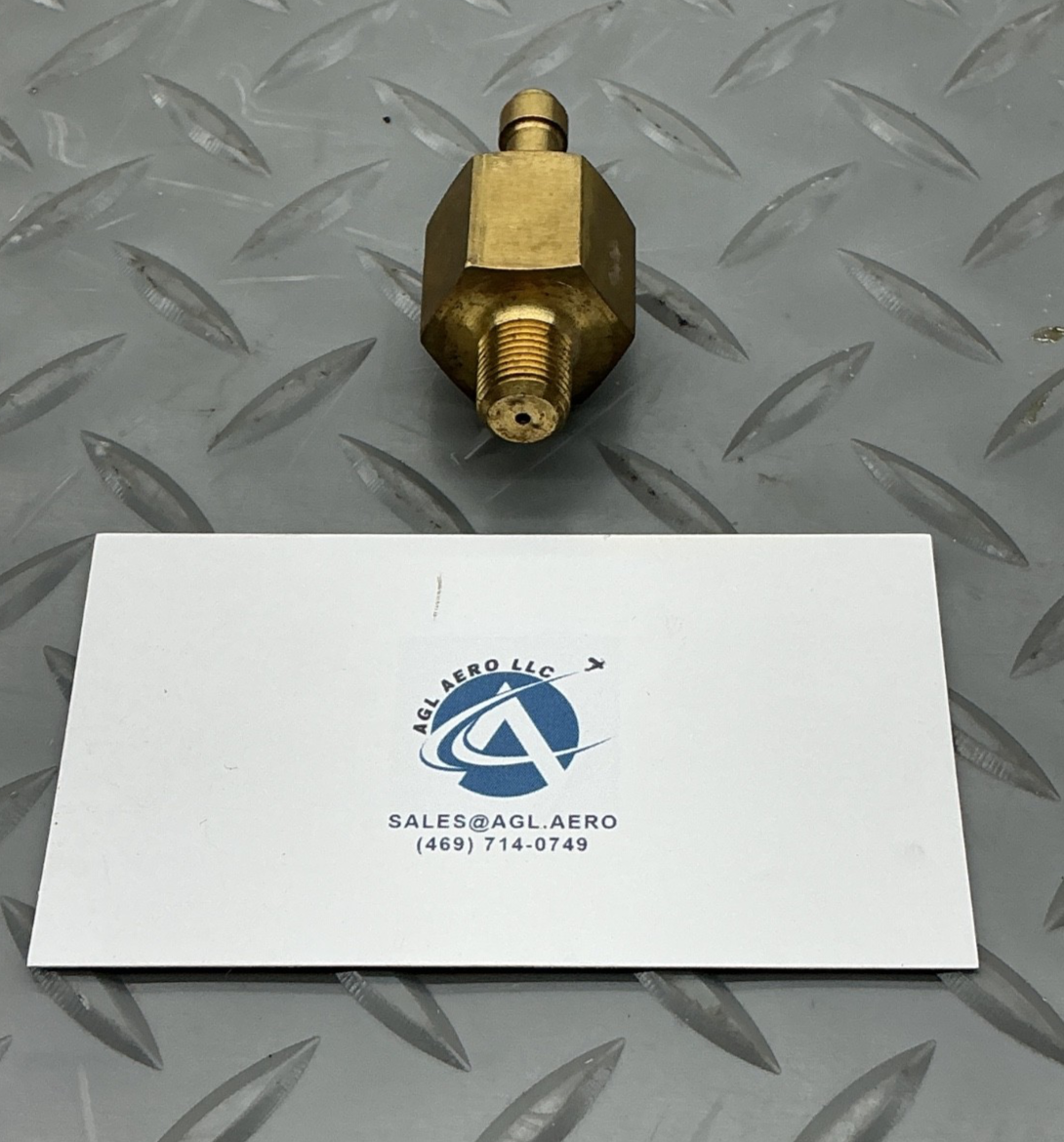 P/N: LW-13807 Lycoming Fuel Drain Adapter Assembly (NOS)