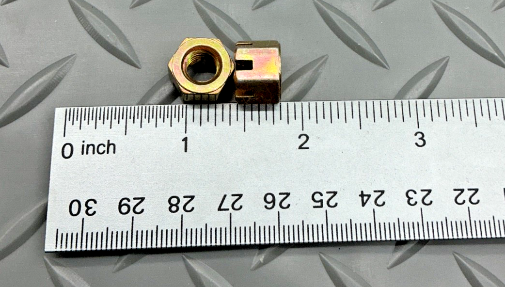 P/N: SL-STD-1420 Slotted hex nut -NOS