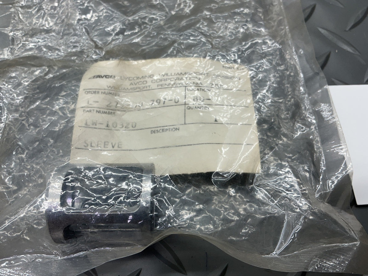 P/N: LW-10320 Lycoming Sleeve - Oil Filter Bypass Valve (NE)