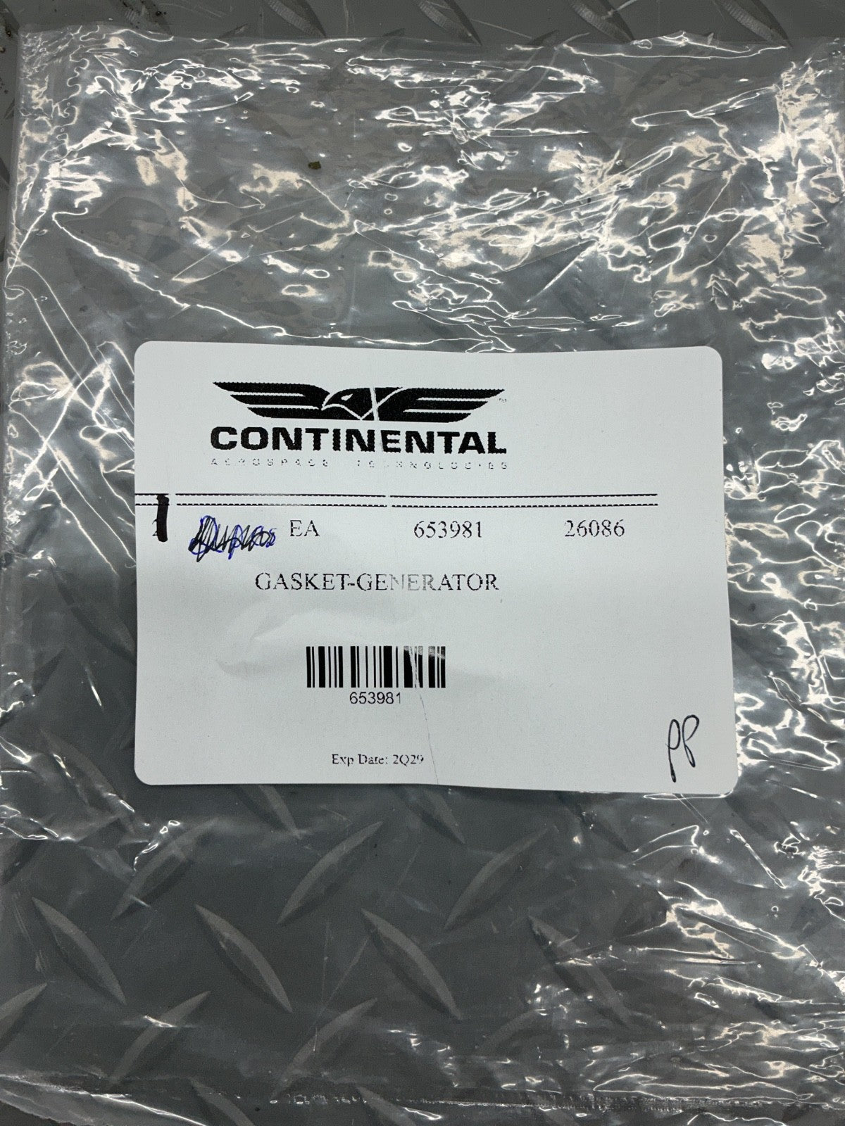 P/N: 653981 Continental Generator Gasket (NE)