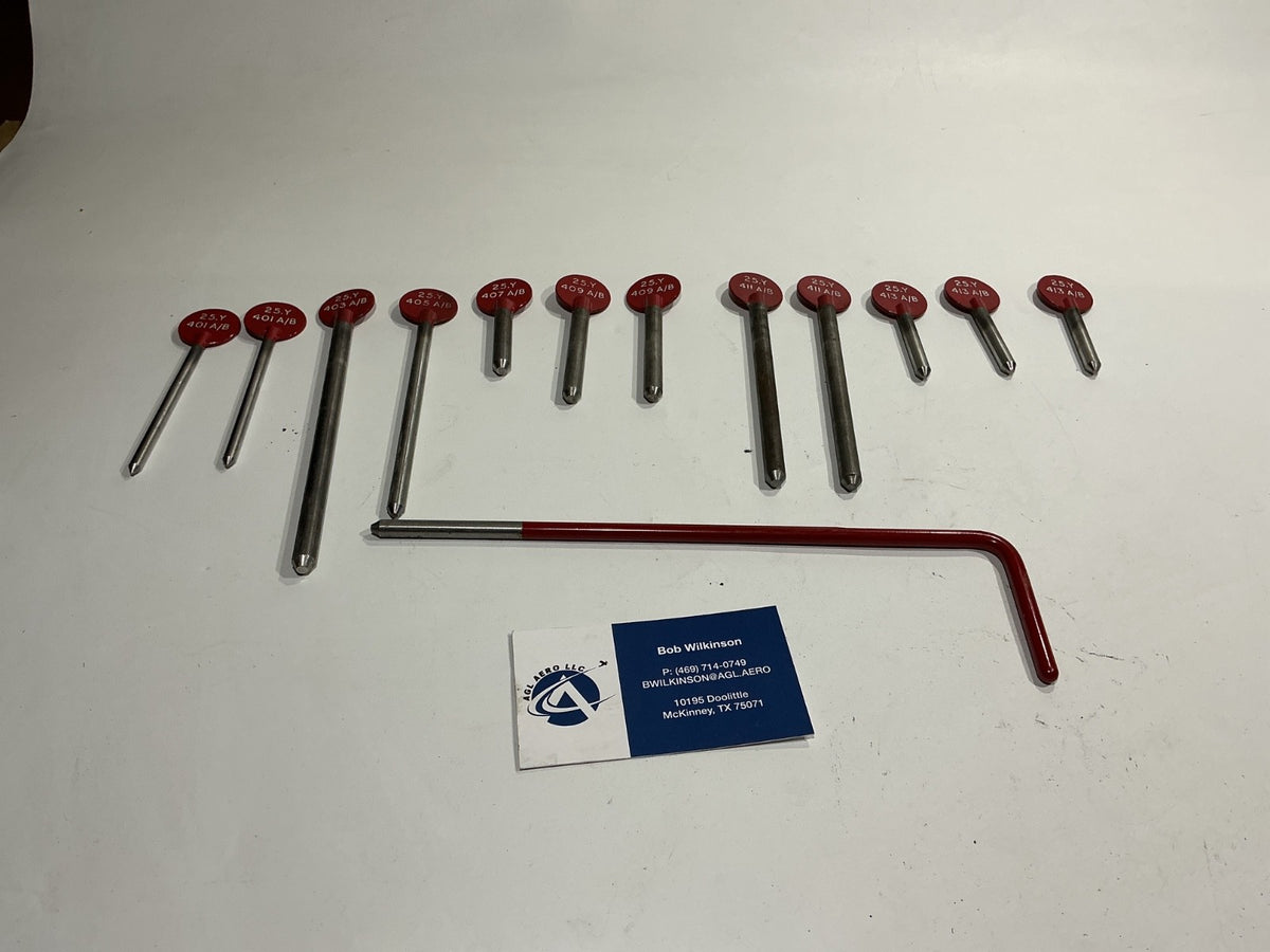 P/N: 25.Y.493A/B - Hawker Rigging Pin Set HS125 - for one