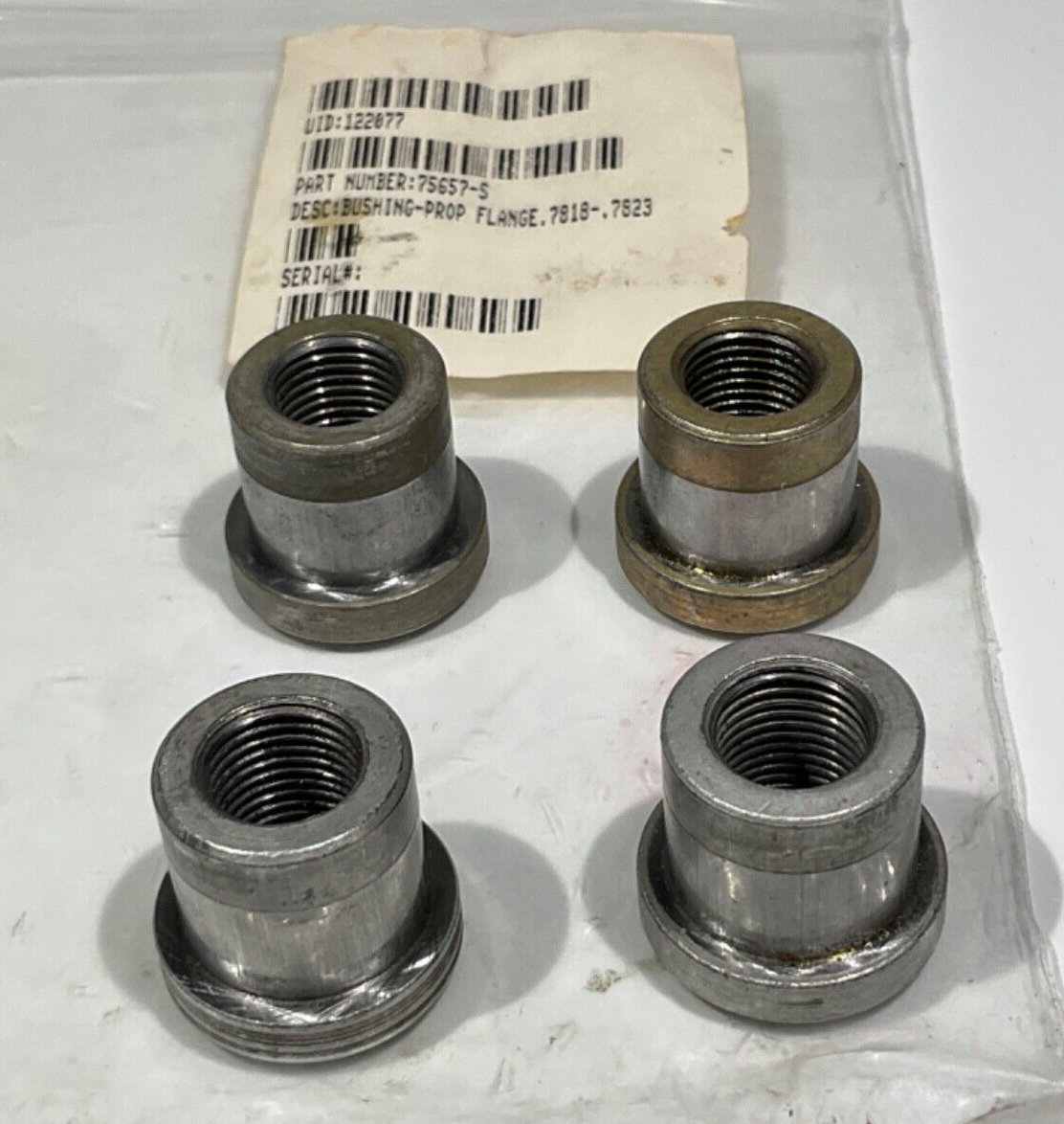 P/N: 75657-S Bushing Prop Flange .7818-.7823 - (for one bushing)
