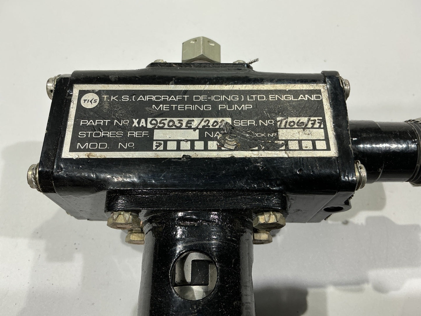 P/N: 9503E/200 T.K.S. Airicraft De-Icing) Metering Pump
