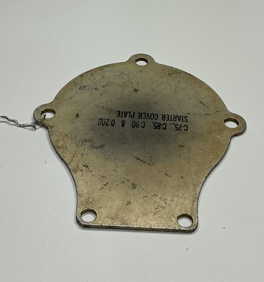 P/N: EXP40441 Continental Style Starter Cover Plate - Experimental Only