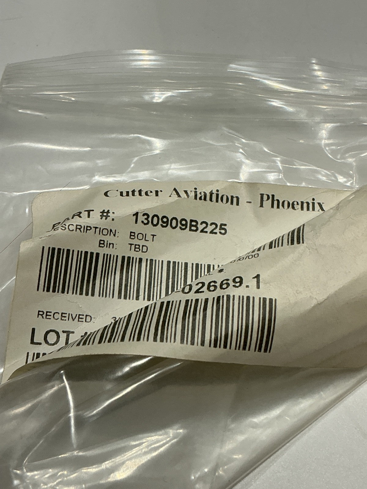 P/N: 130909B225 Bolt (NE) - for one