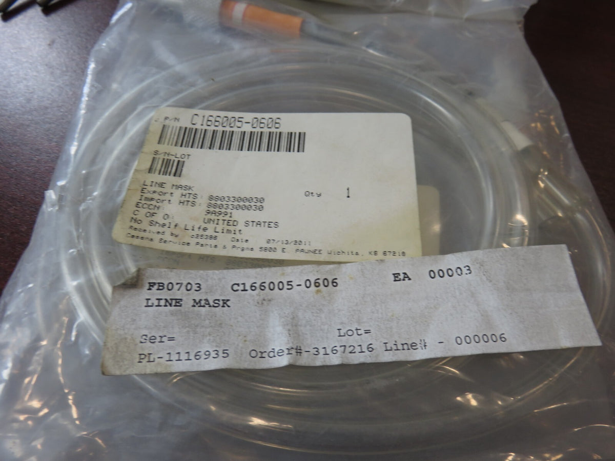 P/N: C166005-0606 - Cessna Oxygen Line