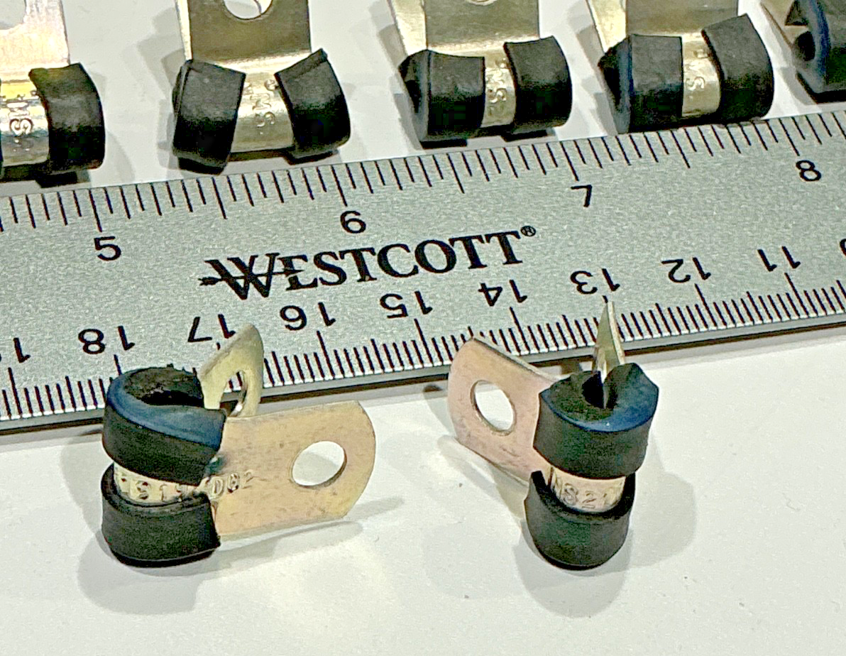 UMPCON: Aluminum Band with Chloroprene Cushion Clamp, P/N: MS21919WDG2