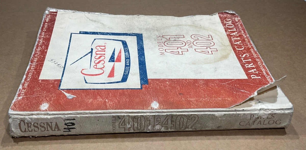Parts Catalog Cessna 1967 Models 401 & 402; May 1967