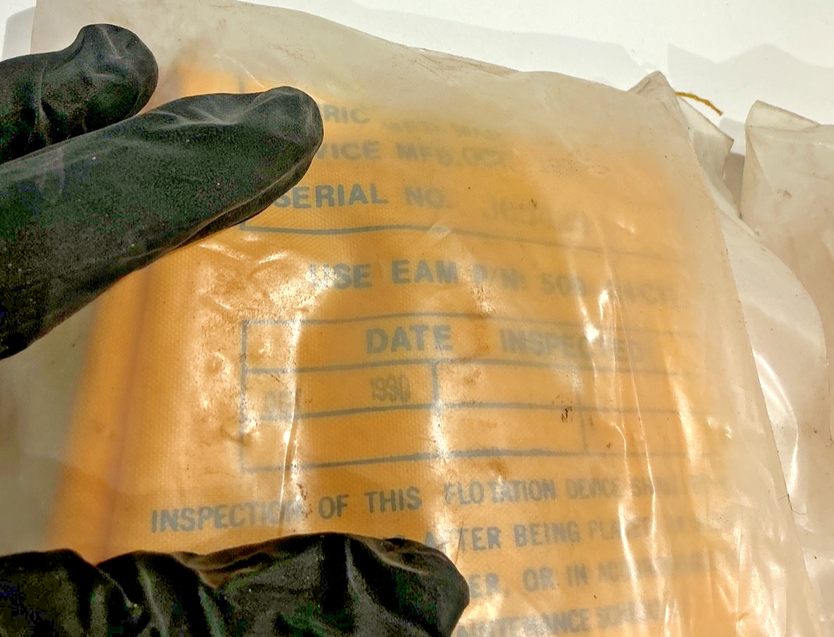 P/N: PO-201-105 Eastern Aero Flotation Device (NOS)