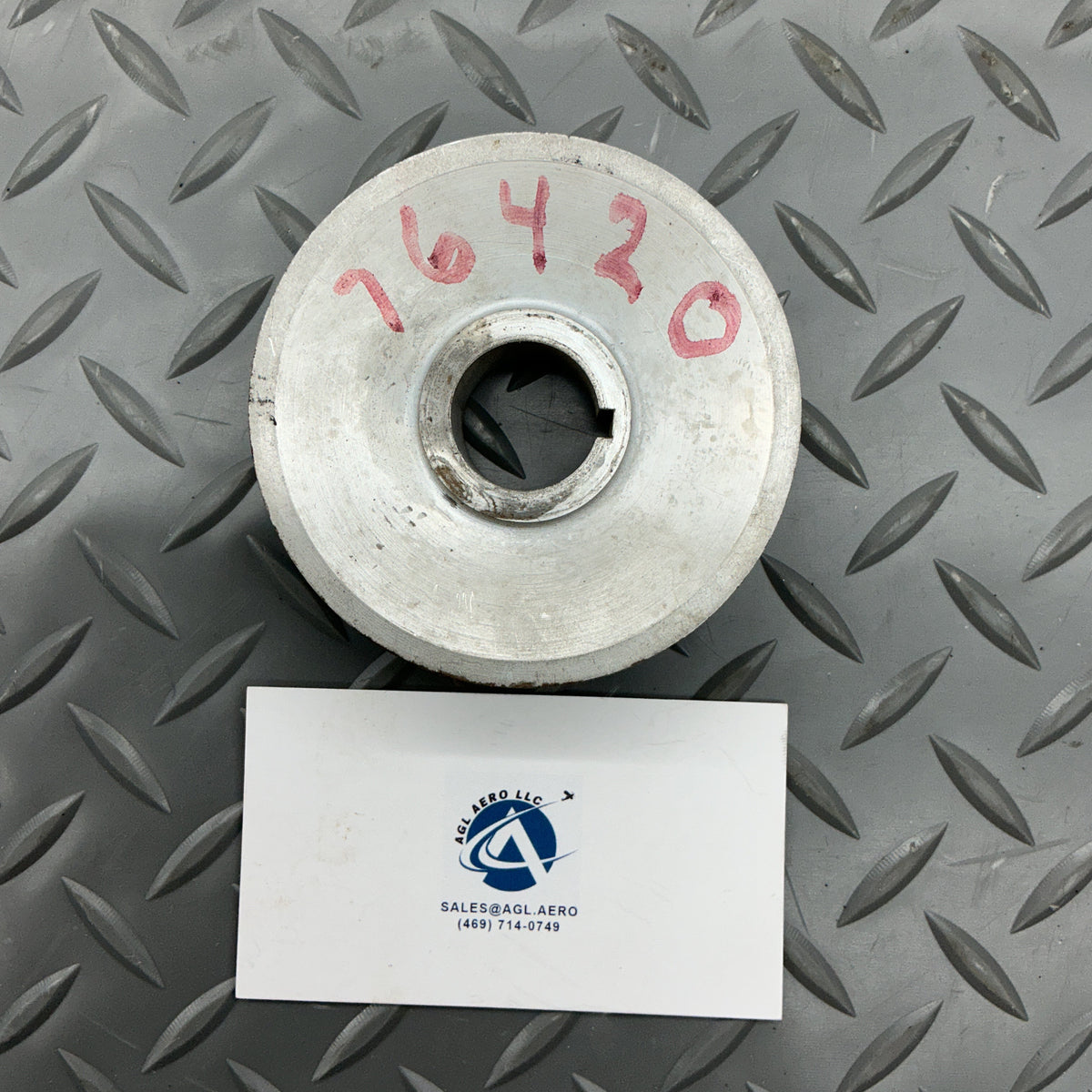 P/N: 76420 Lycoming Pulley - Alternator Idler - Dual (AR)