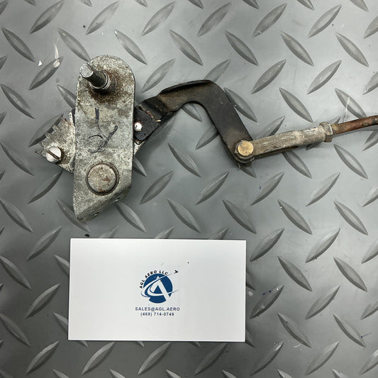 P/N: 24102-000 Piper PA-30 RH Fuel Selector Arm w/ Linkage (AR)