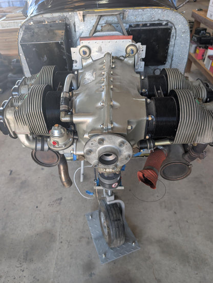 O-200 engine, overhauled