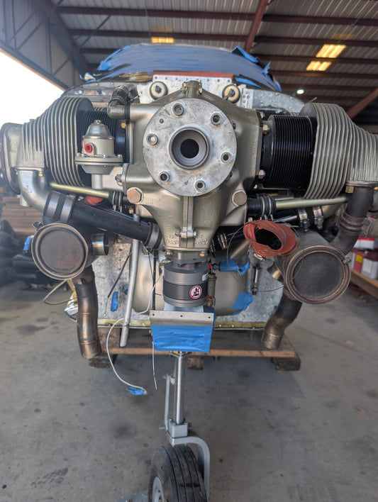 O-200 engine, overhauled