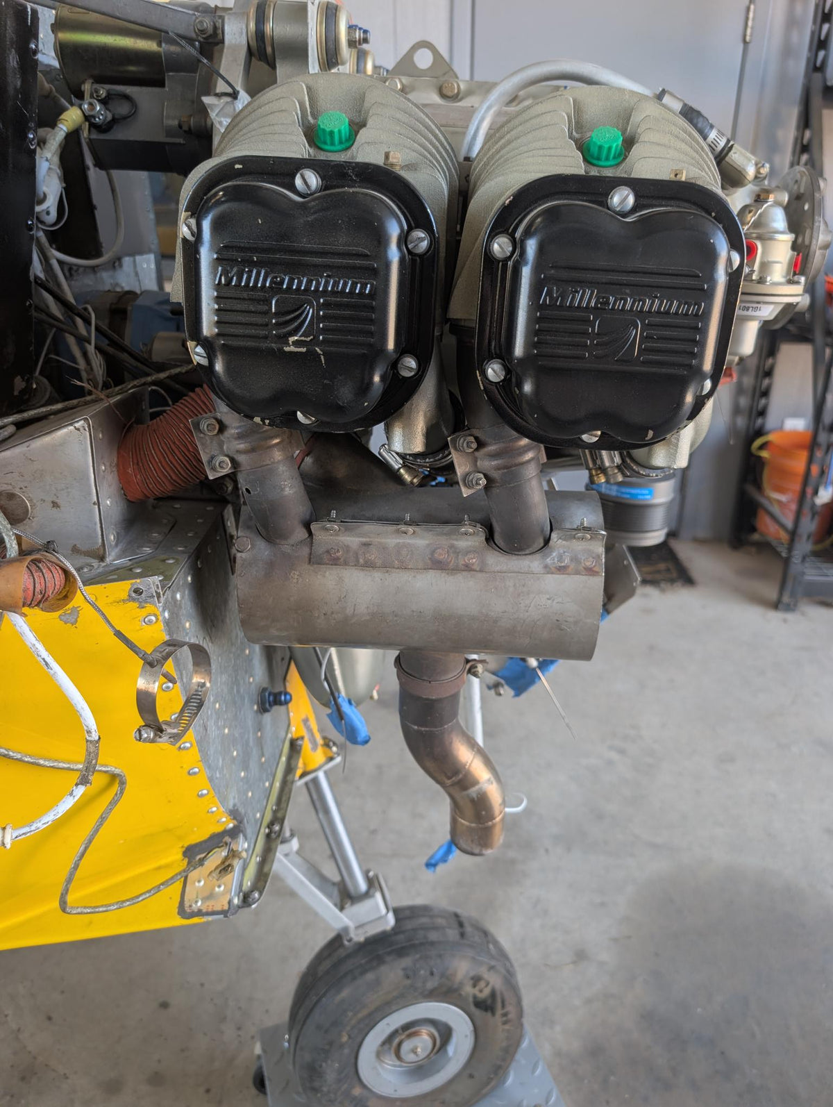 O-200 engine, overhauled