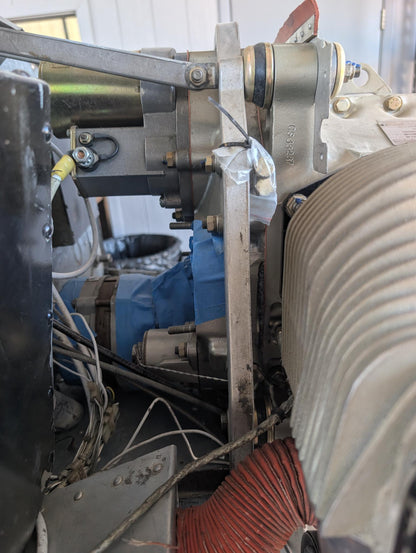 O-200 engine, overhauled