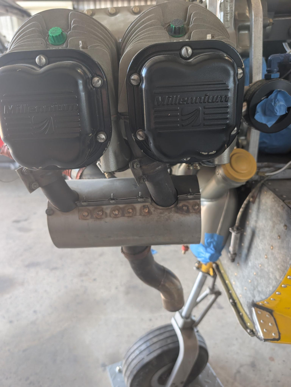 O-200 engine, overhauled