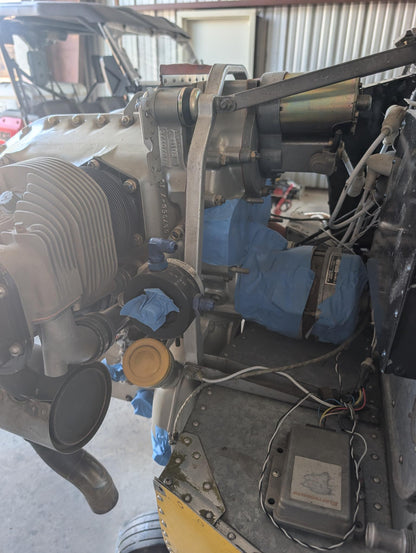 O-200 engine, overhauled