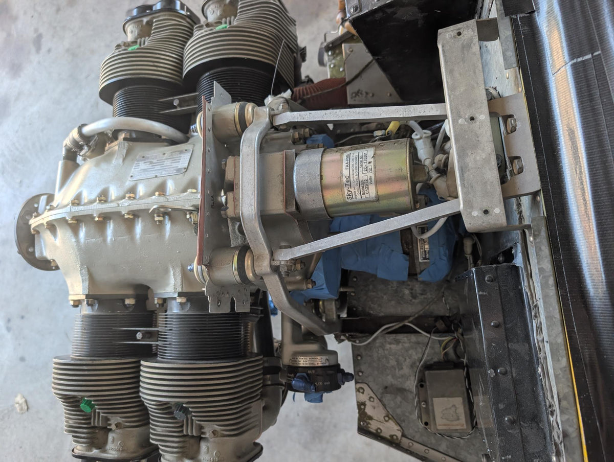 O-200 engine, overhauled