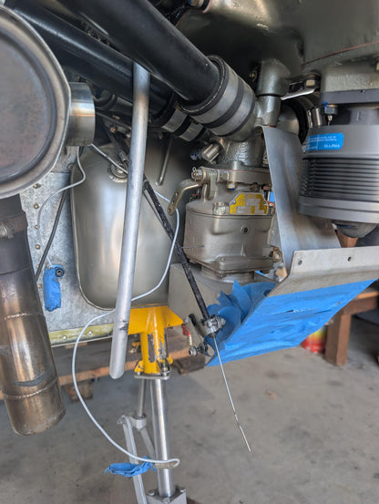 O-200 engine, overhauled