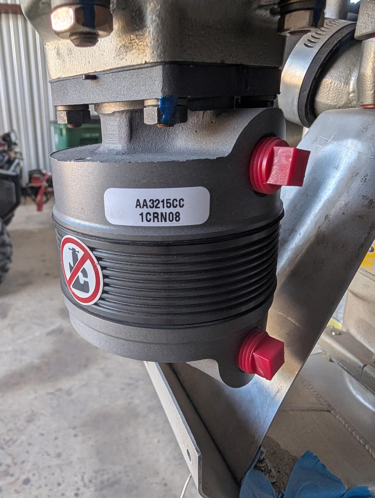 O-200 engine, overhauled