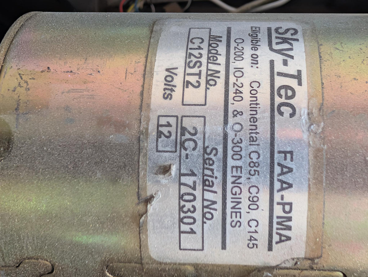O-200 engine, overhauled