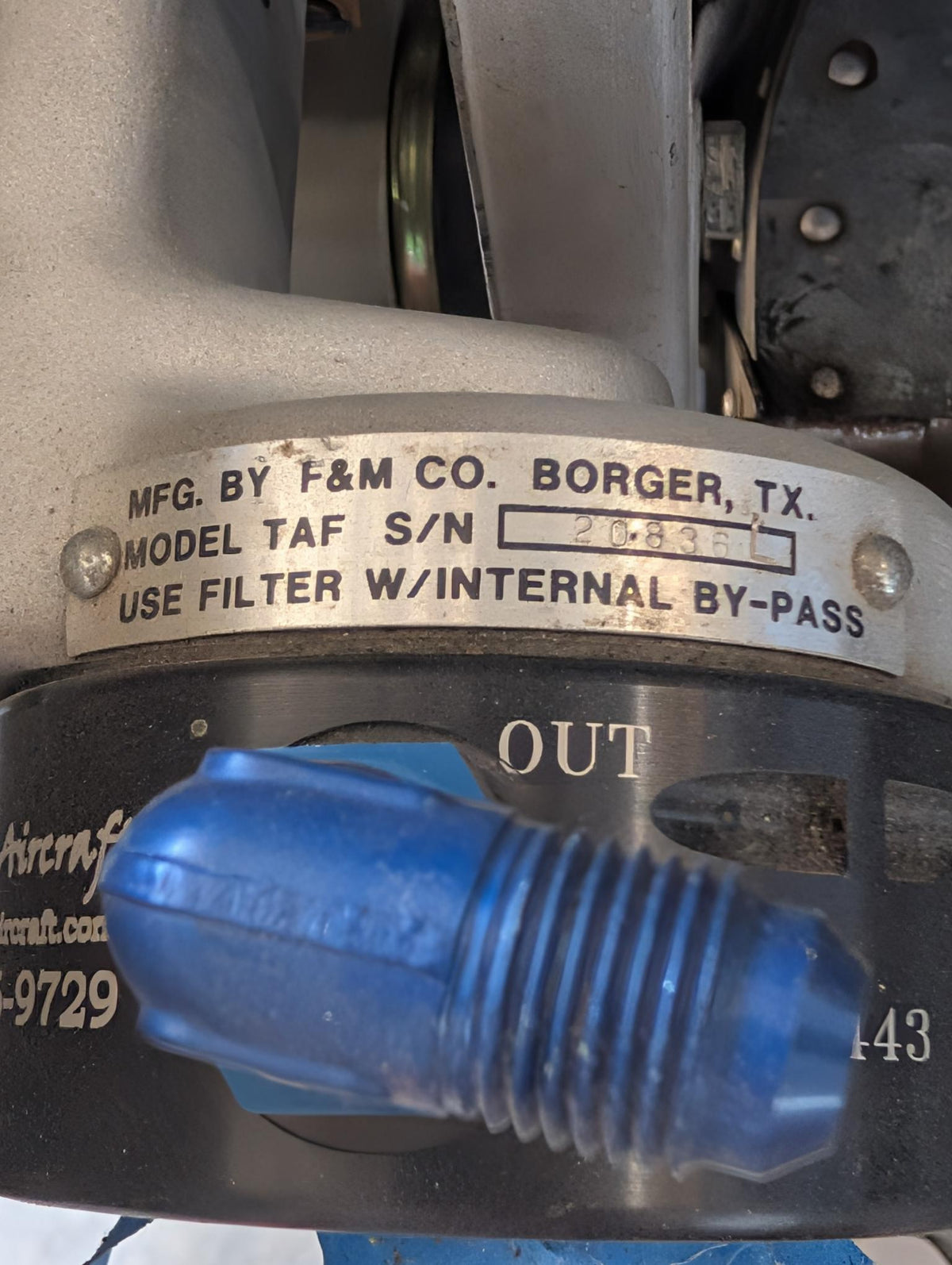 O-200 engine, overhauled