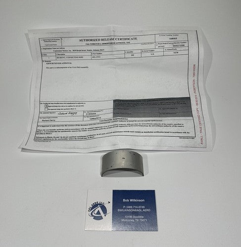 P/N: AEL13521 Continental Connecting Rod Bearing with 8130-3