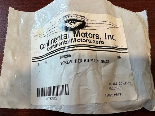 TCM - Screw .3125-24 x .41 Hex P/N: 649205 - price is for ONE (1) bolt
