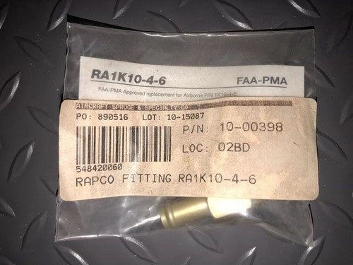 RAPCO - Instrument Fitting (RA1K10-4-6) P/N: 10-00398