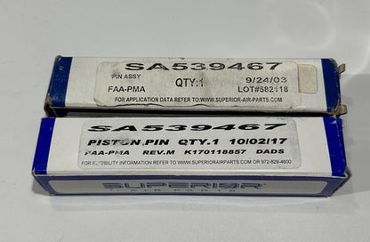 P/N: SA539467 Superior Piston Pin & Plug Assy