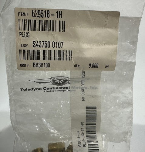 P/N: 629518-1H Continental Plug