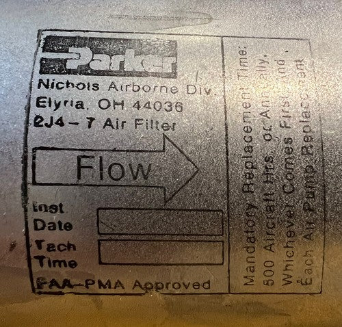 Parker - Airbourne Line Mounted Filter P/N: EJ4-7