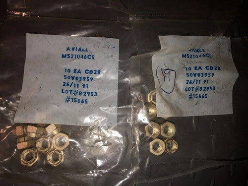 P/N: MS21046C5 Military Standard - Nut